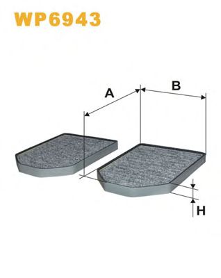 WIX FILTERS wp6943 -  Фильтр воздуха в салоне